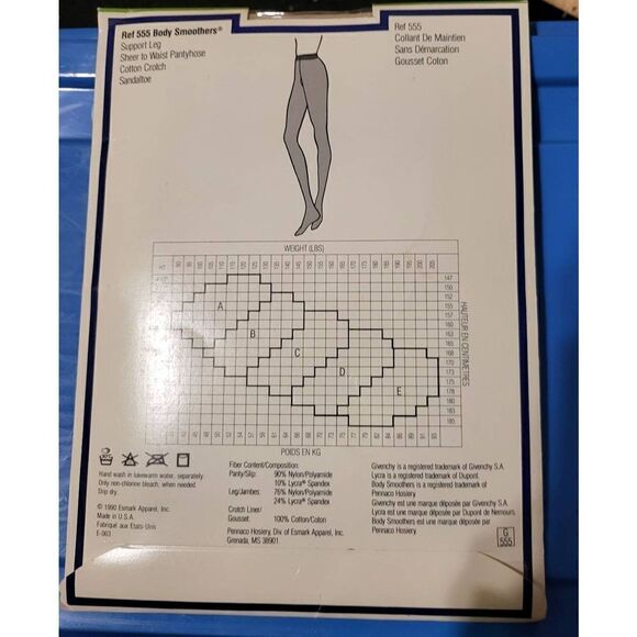 Vintage Givenchy Body Smoothers Pantyhose-La Creme - Picture 2 of 2